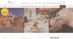 Desktop Screenshot of landhotel-krone.de